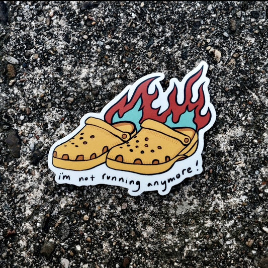 814 Fire Croc Sticker